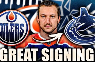 PATRIK ALLVIN CAN'T STOP GETTING BIG D: VANCOUVER CANUCKS SIGN VINCENT DESHARNAIS FROM OILERS