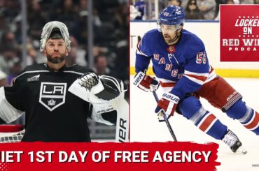 Cam Talbot and Erik Gustafsson headline as Detroit's free agency has an underwhelming start