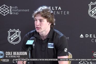 Cole Beaudoin Talks About Getting Drafted By Utah Hockey Club
