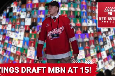 Michael Brandsegg-Nygard is a Red Wing! Power forward is taken 15th overall in the 2024 draft