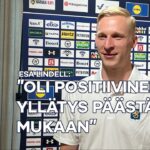 Esa Lindell: ”Oli positiivinen yllätys kuulla, että pääsee mukaan joukkueeseen”