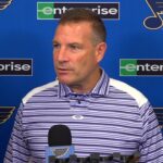 Tim Taylor evaluates Blues prospects at Development Camp