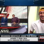 Brandon Montour talks Stanley Cup celebration and signing with Kraken