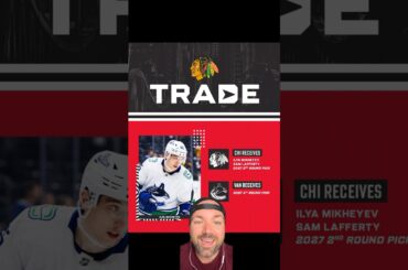 What do you think Chicago Blackhawks trading for Ilya Mikheyev and Sam Lafferty?