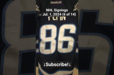 NHL Signings from July 1, 2024 (6 of 14)