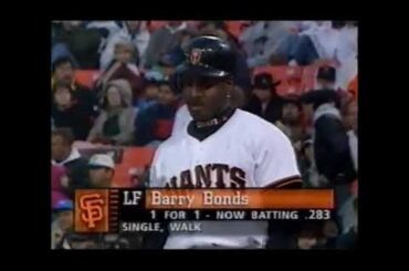 Barry Bonds, Jeff Kent hit back to back Homeruns off Matt Beech, Phillies (8/22/97)