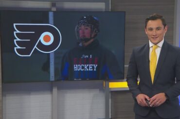Leo High School grad Matt Miller skating at Philadelphia Flyers' development camp