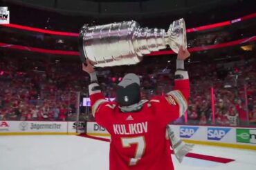 Dmitri Kulikov finally wins the Stanley Cup, he was drafted by Panthers in 2009 (24 jun 2024)