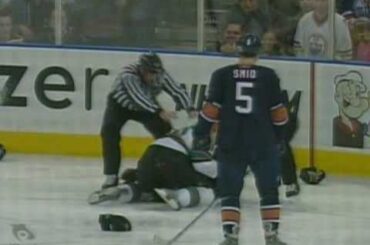 Brad Staubitz vs Zack Stortini Jan 9, 2009 - Sportsnet feed