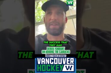 Derek Forbort On Signing With The Canucks