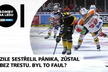 Zile sestřelil Pánika, nedostal ani dvě minuty. Byl to faul?