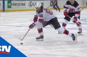 Jack Hughes Strips Jacob Trouba At Blueline Before Beating Alexandar Georgiev On The Breakaway