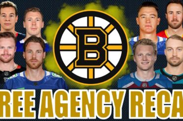 STANLEY CUP FRONT RUNNERS!!! Boston Bruins Free Agency Frenzy Day 1 Recap!!!