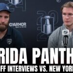 Aaron Ekblad & Anton Lundell Discuss Florida Panthers vs. New York Rangers ECF, Florida's Season