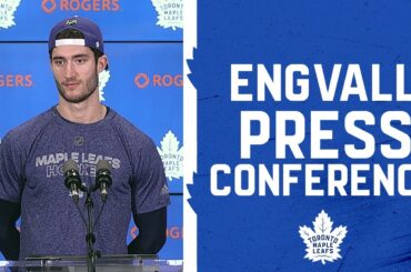 Pierre Engvall Pre Game | Toronto Maple Leafs vs. Tampa Bay Lightning | November 4, 2021