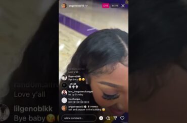 Angel Reese and Flau'jae Johnson before the shoot on Instagram live