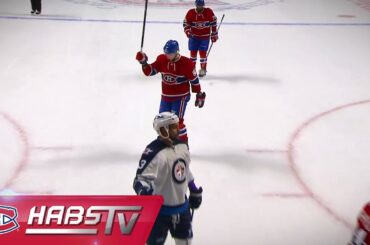 Lars Eller marque en supériorité numérique / Eller scores a power play goal