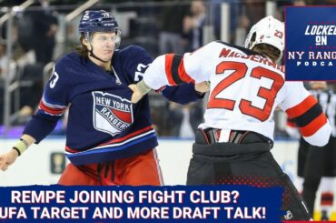 Matt Rempe set for FIGHT CLUB!! Young Ranger enforcer training with former enforcer Georges Laraque!