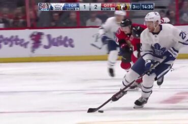 Connor Brown scores nasty bardown goal versus Ottawa (March 30, 2019)