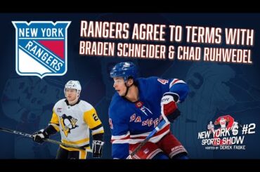 New York Rangers agree to two-year contract with Braden Schneider & one-year deal with Chad Ruhwedel