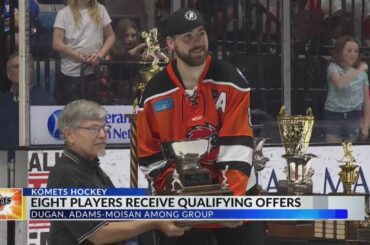 Jack Dugan, Morgan Adams-Moisan among eight players on Komets list of qualifying offers