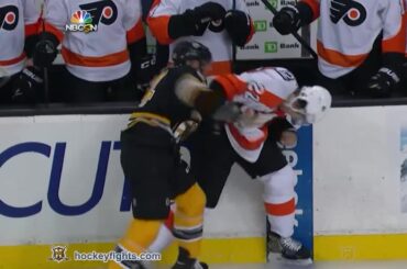 Luke Schenn vs Bobby Robins Oct 8, 2014