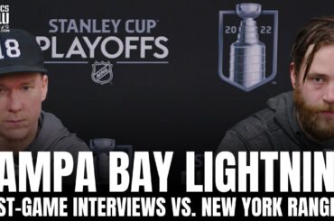 Ondrej Palat & Victor Hedman React to Tampa Taking a  3-2 Lead vs. NY Rangers, Game 6 Outlook