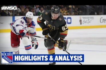 Rangers Fall To Golden Knights 4-1 | New York Rangers