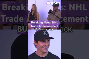 Vinni Lettieri Reacts to Trade from Wild to Bruins! 🏒🔥 #shorts