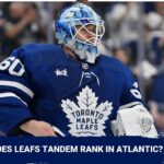 Where does Toronto Maple Leafs goalie tandem rank within Atlantic Division?
