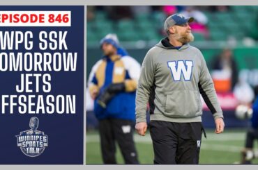 Winnipeg Blue Bombers travel to Regina, Winnipeg Jets off-season