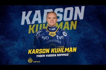 Rauman Lukko TV: Karson Kuhlman Lukkoon yhden vuoden sopimuksella