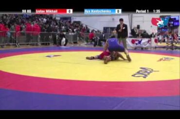 GR 98 KG - Bronze - Mikhail Izotov (KAZ) vs. Ilya Nastochenko (KAZ)