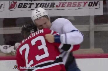 Luke Schenn vs David Clarkson Nov 2, 2011