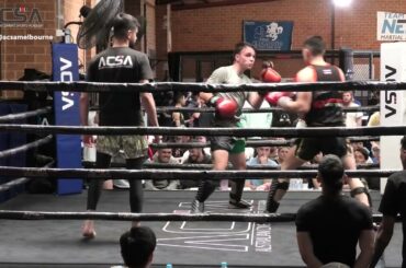 Joshua Cox VS Long Phi Truong - ACSA Novice Muay Thai Interclub 10th Dec 2022