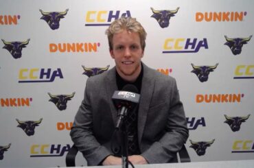 Men's Hockey | Nathan Smith Post Game Comments 10-8-2021