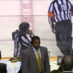 Paul Gaustad boarding on Kevin Shattenkirk St. Louis Blues vs Nashville Predators 10/26/13 NHL