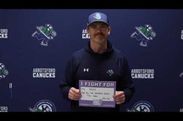 Abbotsford Canucks "I Fight For" | #HockeyFightsCancer