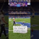 🚨Justin Tucker 66 yard field goal! [NFL RECORD!]