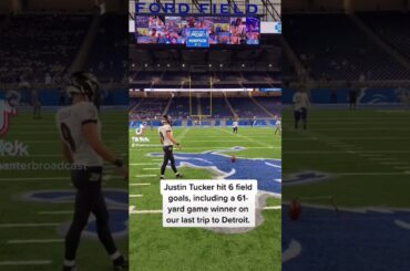 🚨Justin Tucker 66 yard field goal! [NFL RECORD!]