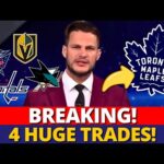 URGENT! LEAFS MAKING A HUGE TRADE IN THE NHL! 4 TEAMS INVOLVED! MAPLE LEAFS NEWS