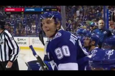 Vladislav Namestnikov finishes pretty tic-tac-toe from Stamkos pass vs Panthers (6 oct 2017)