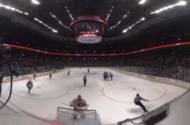 360º NHL Highlight: Edler scores a flukey goal from centre ice to get Canucks on the board