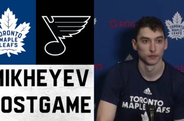Ilya Mikheyev Post Game | Toronto Maple Leafs vs St. Louis Blues - January 15, 2022