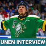 San Jose Sharks Prospect Kasper Halttunen On Season With London Knights