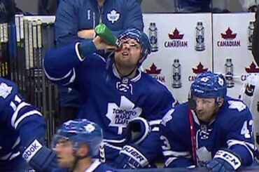Phil Kessel Water Bottle Malfunction