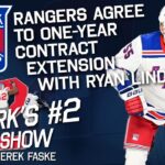 Ryan Lindgren agrees to one-year contract extension with New York Rangers