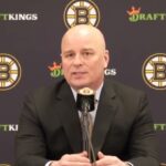 Jim Montgomery Applauds Fights, Bruins Standing up for Each Other | Bruins Postgame Interview