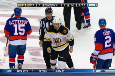 Adam McQuaid fights Matt Martin 10/23/15 60fps