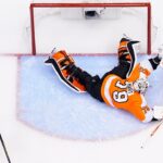 Hart comes up big with crazy glove save